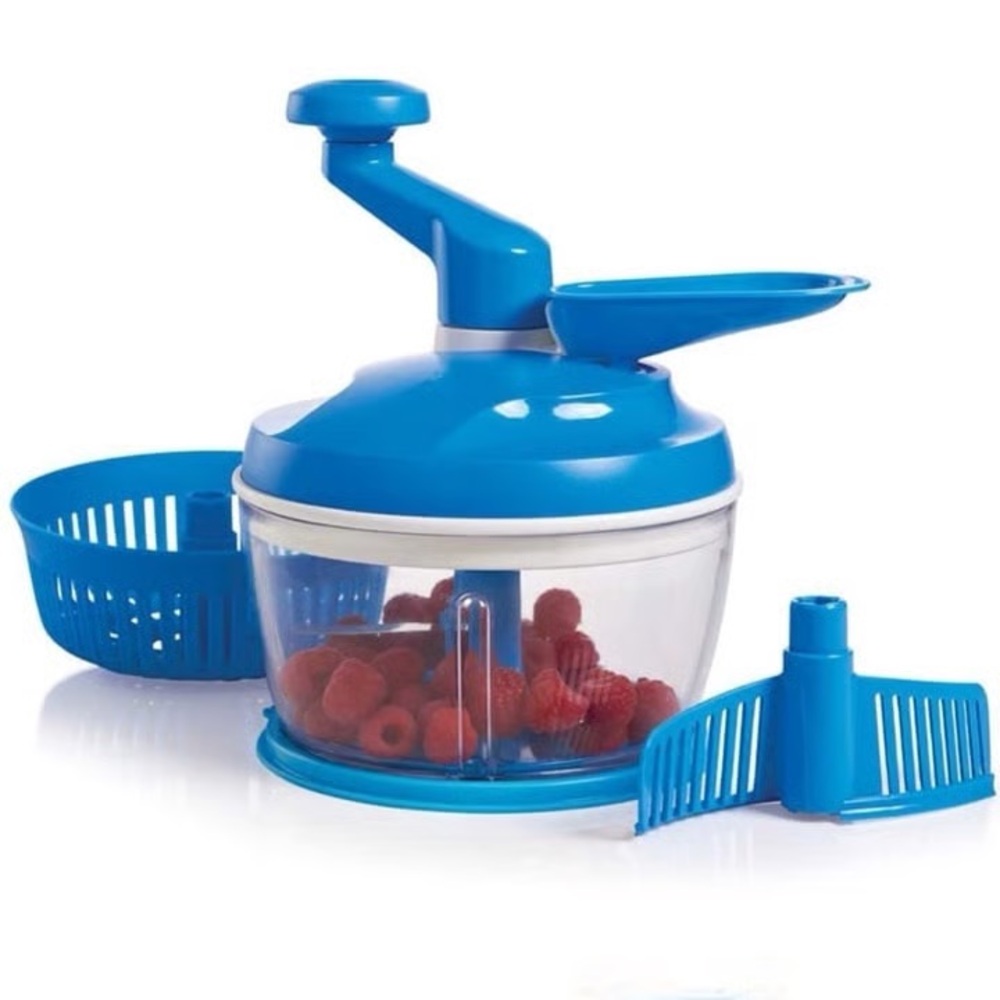 Tupperware Quick Chef® Pro System – Manual Food Processor | Blue